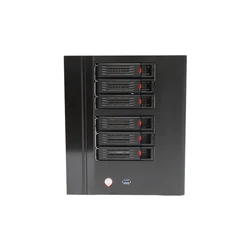 6-Drive NAS Chassis Home  Compatible Mini ITX Motherboard  Hot Swap File Storage Server Computer Case