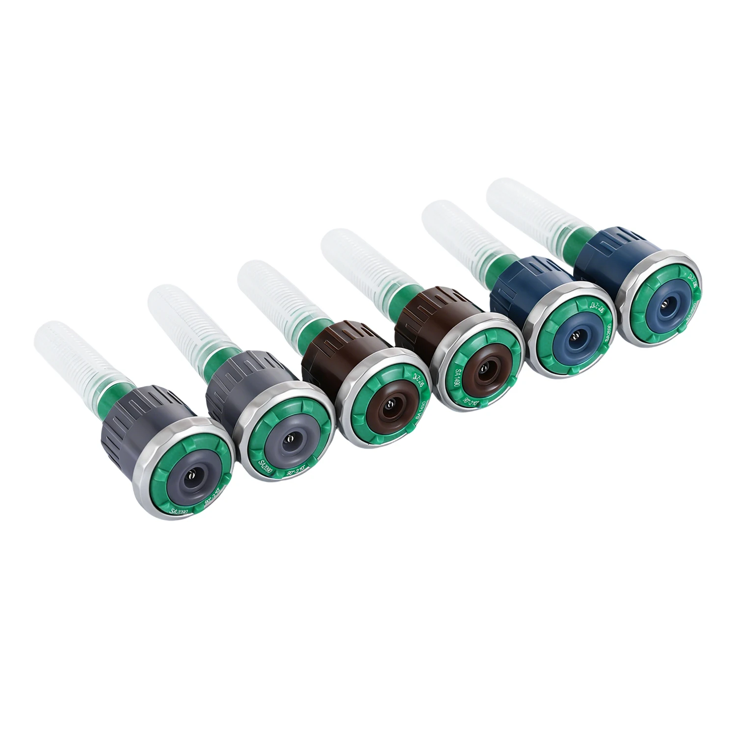 Adjustable Ray Jet Nozzle Sprinkler with 90-210/360 Arc 2.5-9.1m Range for Garden Lawn Irrigation Rotary Sprinkler