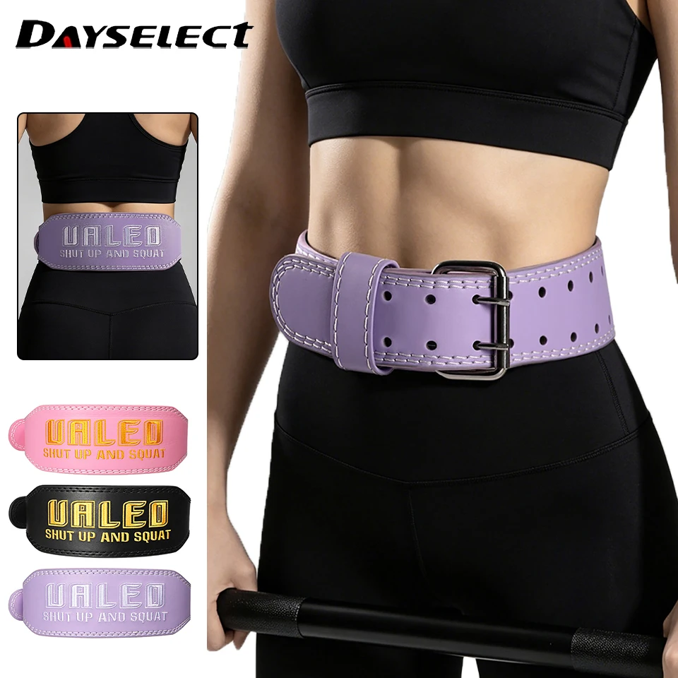 

Embroidered Workout Waist Belt Squat Deadlift Dual Layer Back Support Core Stabilizer Ergonomic Fit Weightlifting Fitness Belt