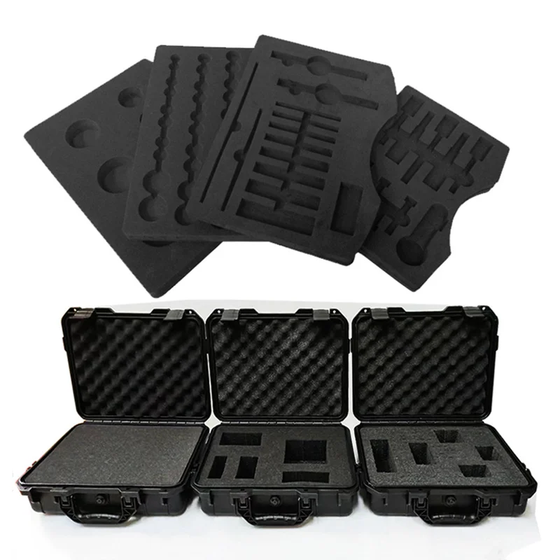 269x250x84mm Plastic Tool Case Storage Box Safety Equipment Case Waterproof Hard Carry Camera Photography ToolBox with sponge