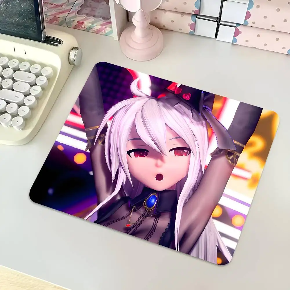 Creative Virtual Singer Y-Yowane Haku Small LockEdge Mouse Pad For Gamers Computer Desk Pad Rectangular Anti-slip Rubber