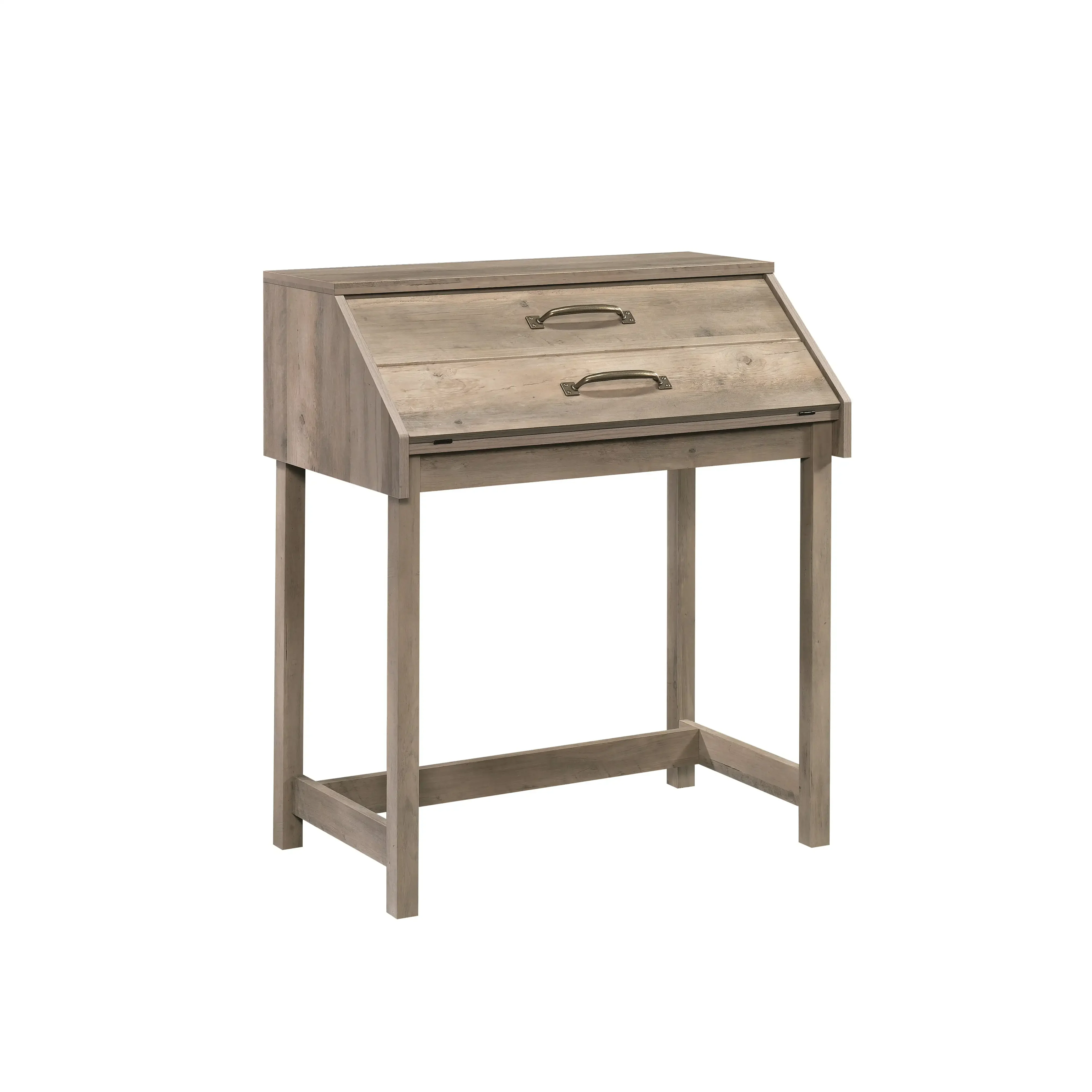 Gardens Modern Farmhouse Secretary Desk, Rustic Gray Finish  Muebles  Desk Table  Computer Desk  Computer Desk