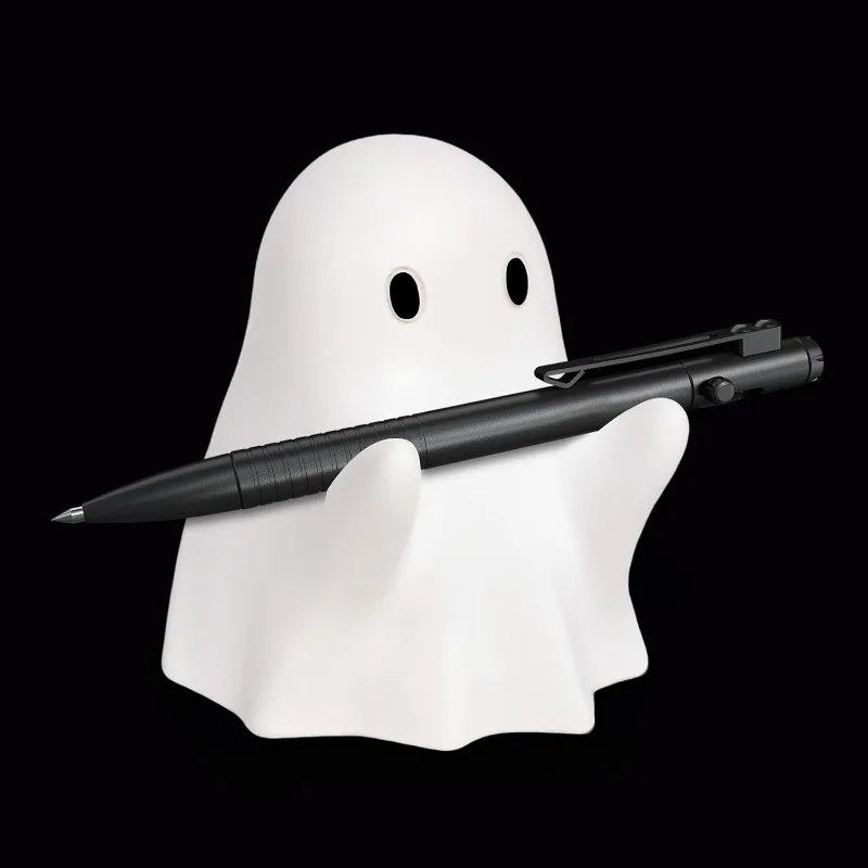 Halloween Ghost Pen Holder Spooky Ghost Statue Halloween Desk Decor
