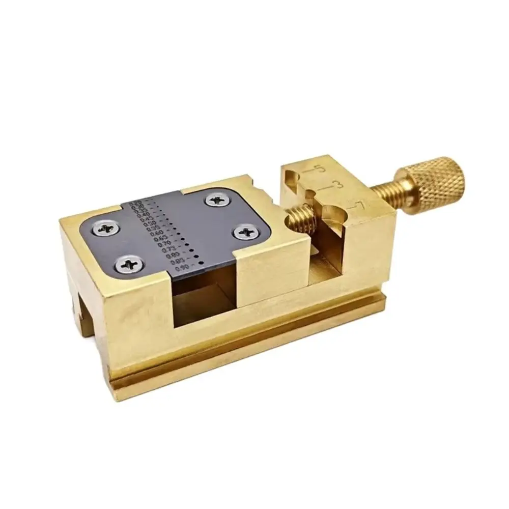 

Portable Precise Watch Bench Vice Thread Adjustment Stable Collet Tightening Tool Anti-slip Copper Watch Head Holder Repair