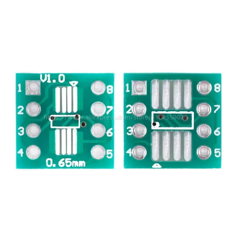 10PCS PCB Board SMD Turn To DIP SOP MSOP SSOP TSSOP SOT23 SOP8 SOP14 SOP16  SOP20 SOP24 SOP28 IC SMT QFN FQFP TQFP 32 44 64 100