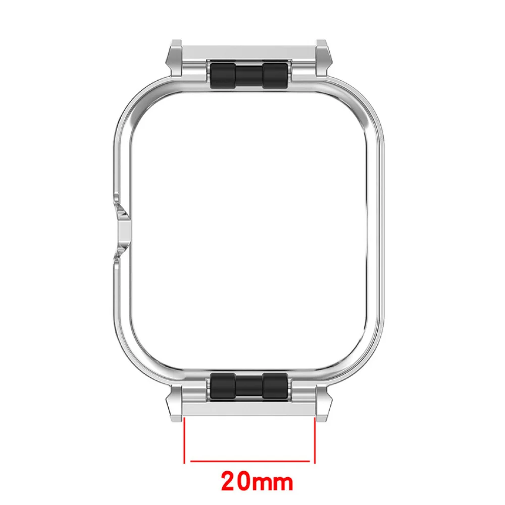 1 قطعة إطار شل معدني مع العروة عرض الأذن 20 مللي متر استبدال ساعة الحال بالنسبة ل Vivo ساعة GT/IQOO ساعة GT اكسسوارات #2