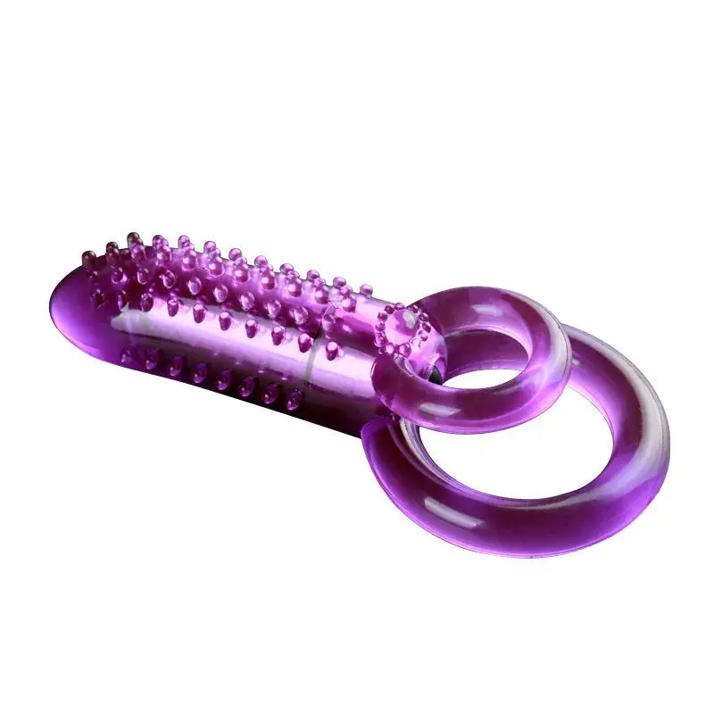 New Vibrating Cock Ring With Tongue Clitoral Stimulator Raised Nodules Anal Beads Couple Play Adult Sex Toys Penis Ring Wearable