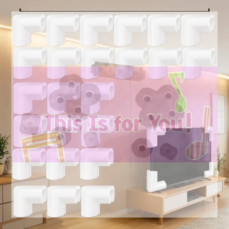 【MA】20 Pcs U Shaped EPE Corner Protector Shockproof For Photo Frame Furniture Protection
