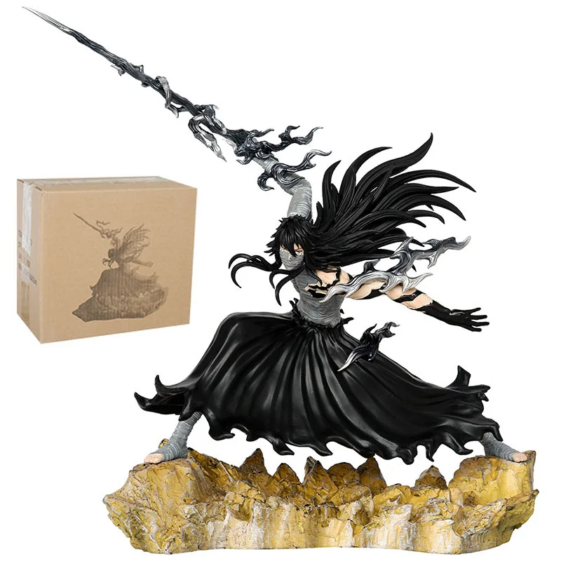 

Bleach Figurine Kurosaki Ichigo Action Figure Manga Figuras 28cm GK Statue Toys Model Ornament Anime Peripheral Gift for Kids