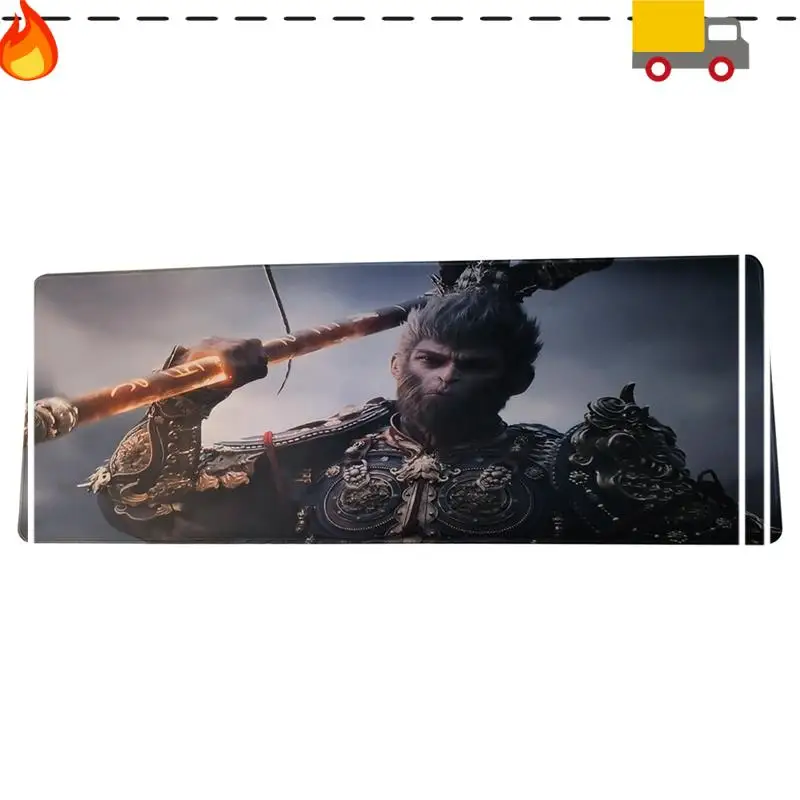 

Black Myth Wukong Game Mouse Pad Office Large Mousepad Computer Game Keyboard Rubber Anti-Slip Mice Mat Big Mouse Pad