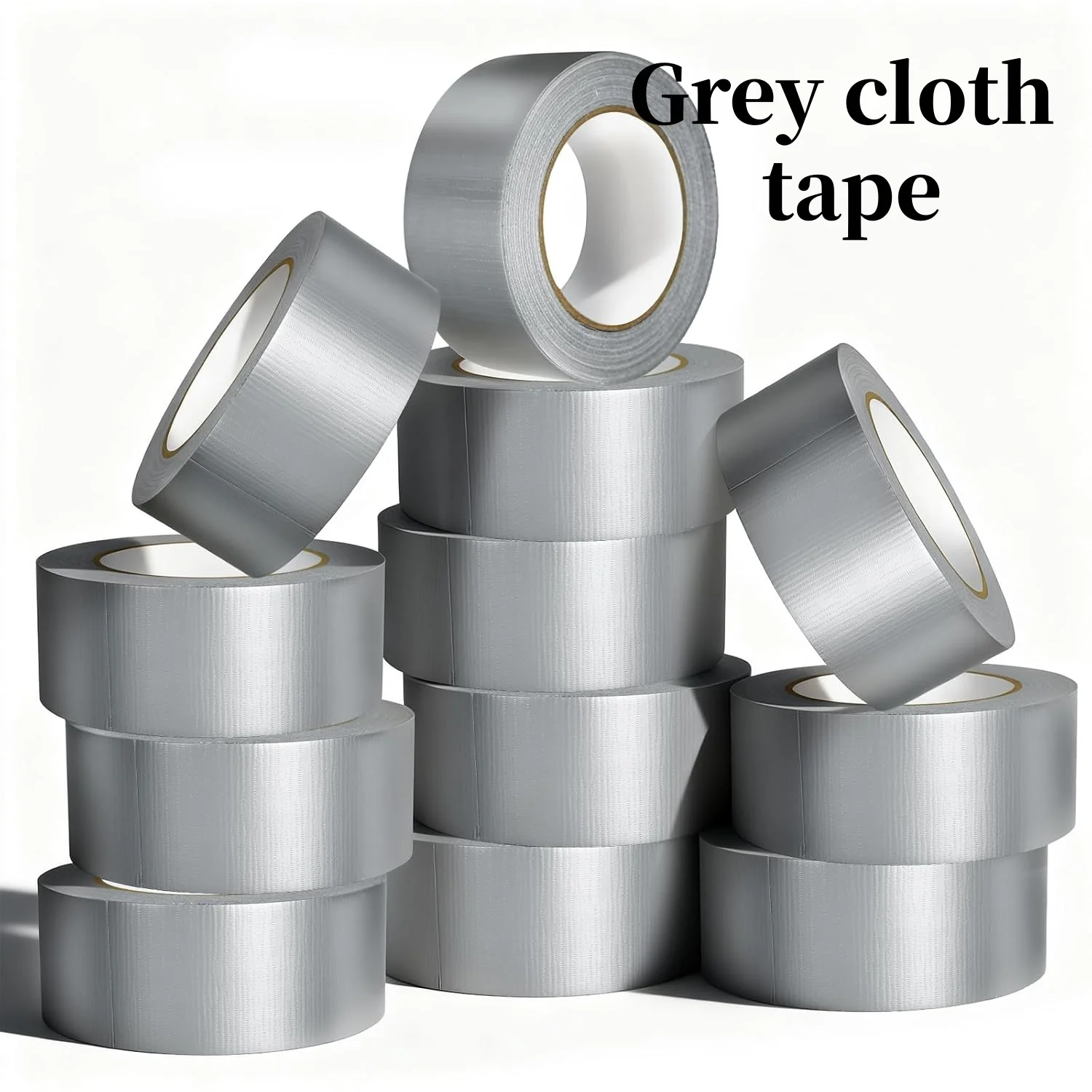 Heavy duty pipeline tape, waterproof and residue free, strong adhesive for indoor and outdoor maintenance, all-weather, gray