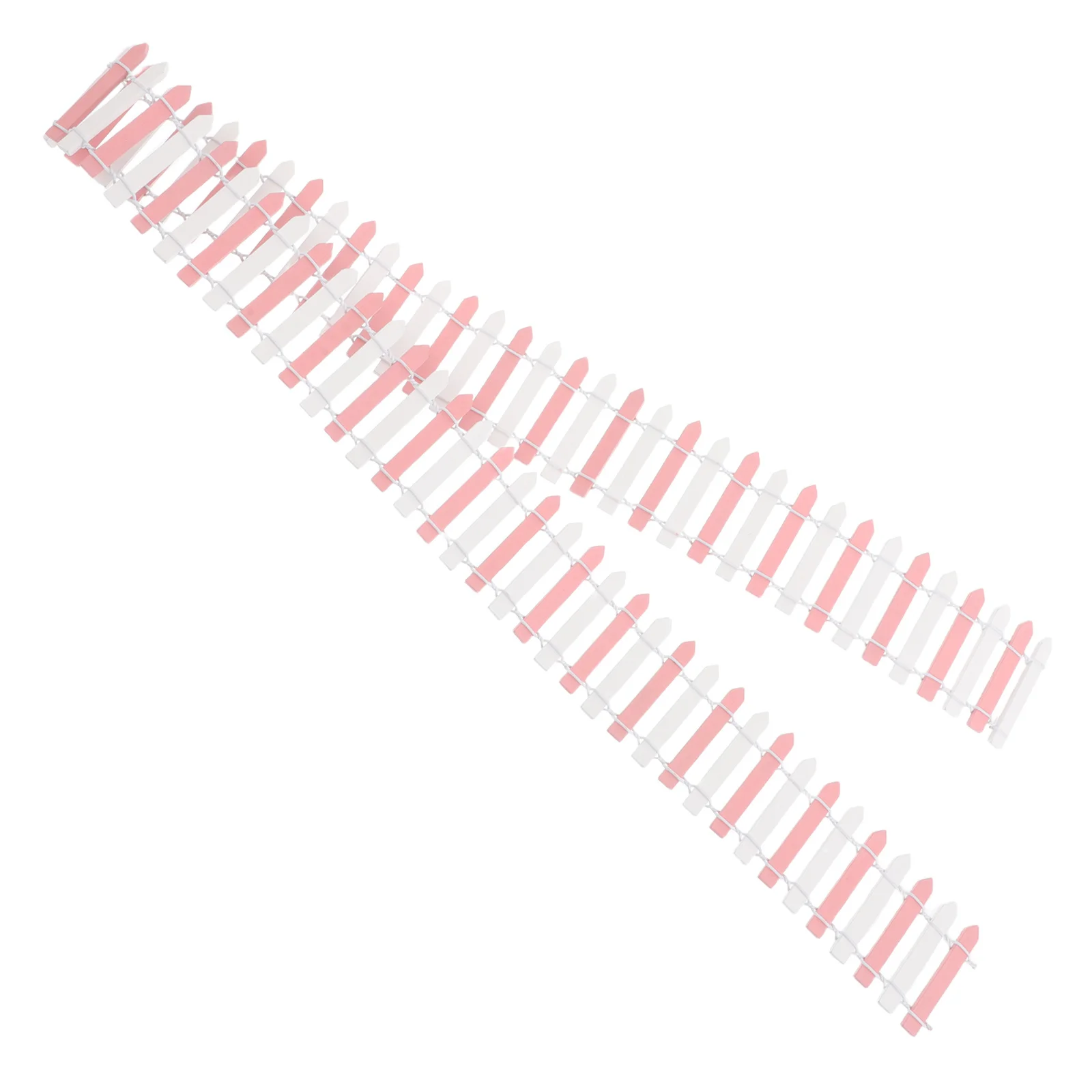 

Dual Tone Mini Fence Realistic Texture for Indoor Outdoor Miniature Gardens Farm Themed Decor Creative Landscape Projects