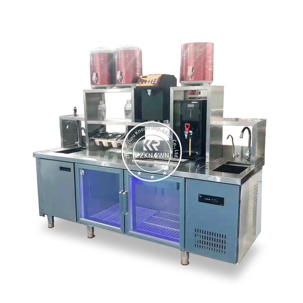 

2024 Large Boiler Milk Foaming Machine Dual Steam And One Hot Water Milk Steamer For Restaurant Cafe Bubble Tea Shop