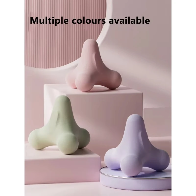 Dört Köşe Fasya Topu Plantar Topu Masaj Omuz Boyun Bel El Kasları Laktat Egzersiz Gevşeme Meridyen Fitness Topu