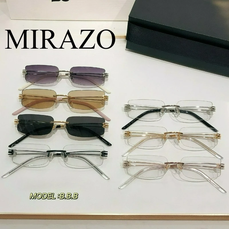 

Korean GM Sunglasses BBB Fashion Rimless metal Eye Glasses Frames Women's UV Protection Faionable Wild Jennie Y2K Sun Glasses GM