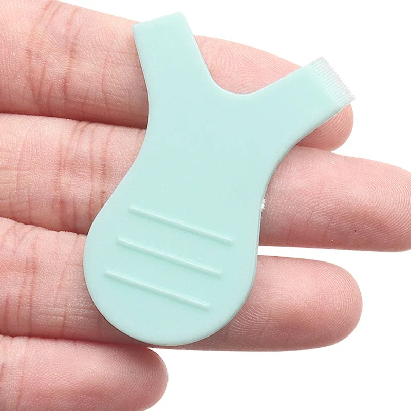 20/50 stücke Y Shap Kamm Ordentlich Up Für Frau Silikon Wimpern Pinsel Sauber Pfropfen Lash Verlängerung Heben Make-Up-Tool großhändler