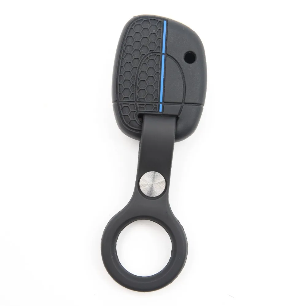 Protective Silicone Key Cover For Renault Twingo Clio Kangoo Master with finger holder Premium Protective Scratch Resistant