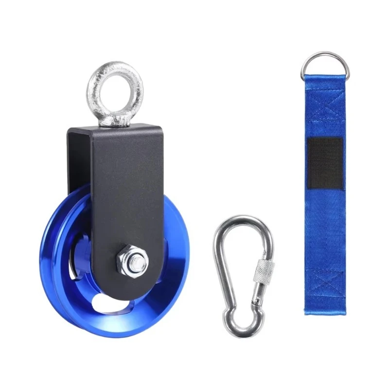 Upgraded 90mm Aluminium Alloy Gym Pulley Wheel Cable Pulley System for Home Gym with Max Load 660LBS OEM Customizable