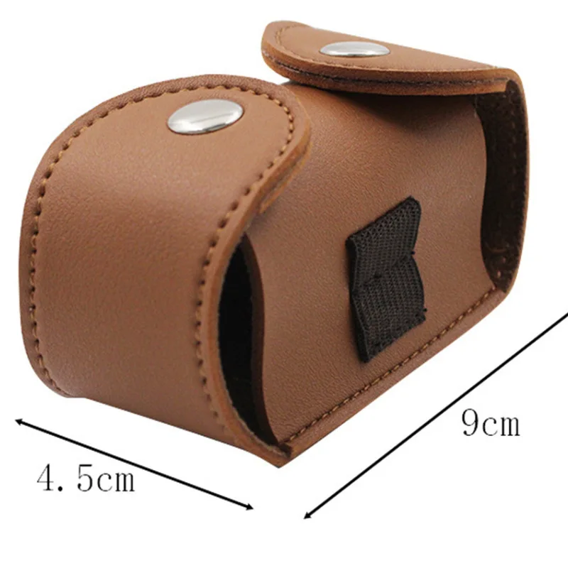 Mini Golf Ball Bag PU Leather Vintage Golf Ball Tee Rangefinder Bag Outdoor Sports Golf Accessories Ball Waist Belt Holster Case