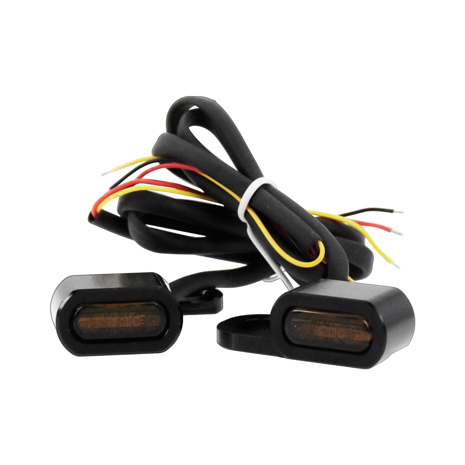 Motorcycle Mini LED Turn Signals Indicators With E Mark Running Light Handle Grip Lamp For Harley Touring 09-17 Softail 15-2023