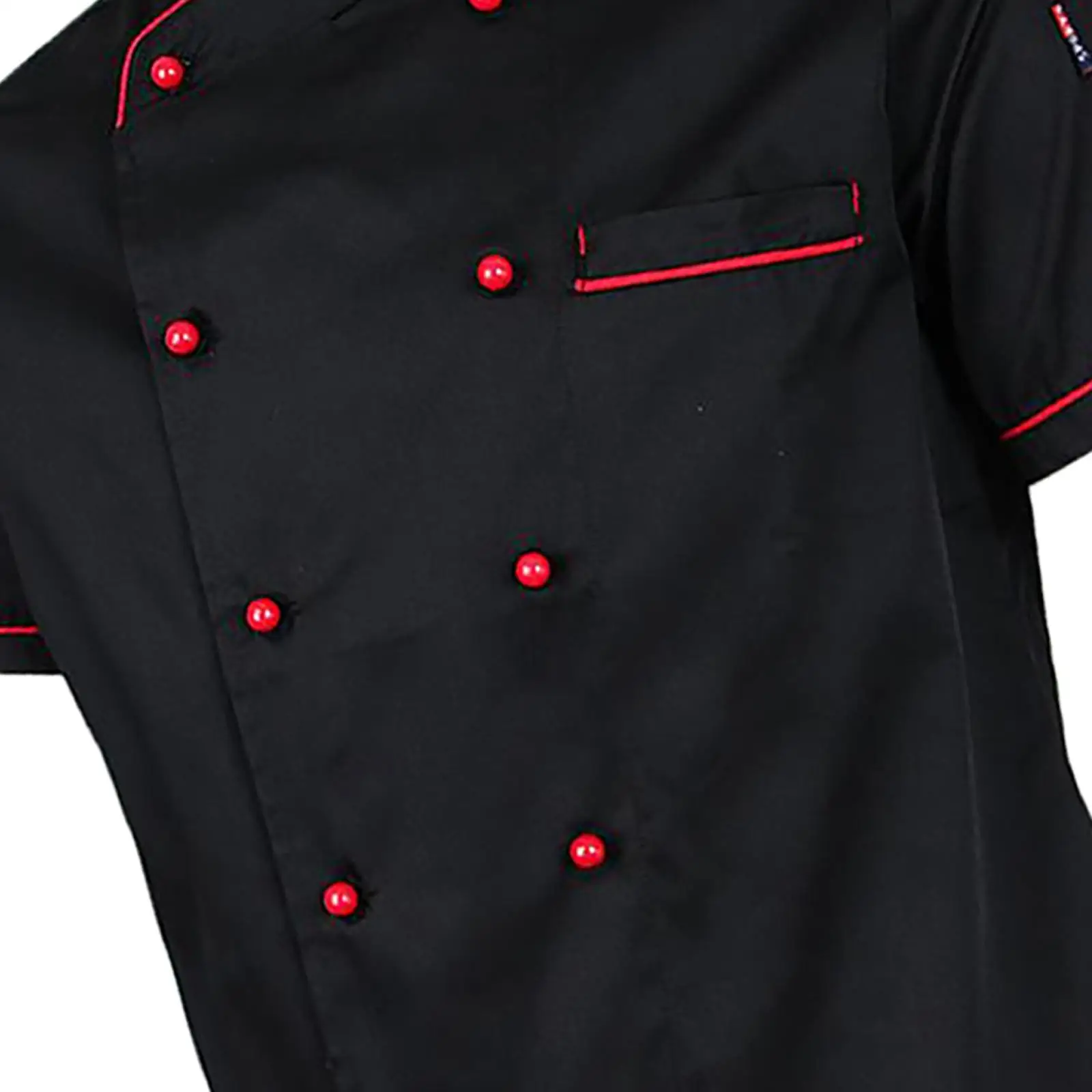 Unisex Chef Jacket Apparel Summer Uniform Overalls for Kitchen Cook Catering