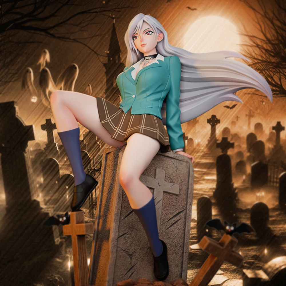 

Moka Gothic Vampire Resin Kit - 1/18 Scale Anime Figure for DIY Painting - Unpainted Collectible A867