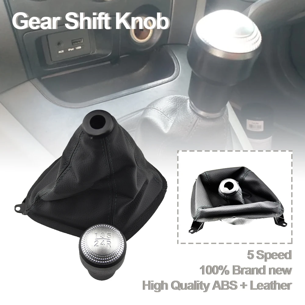 Car Accessories Gear Shift Knob Lever HandBall For Hyundai Tucson 2004 2005 2006 2007 2008 2009 With Shifter Gaiter Boot Cover