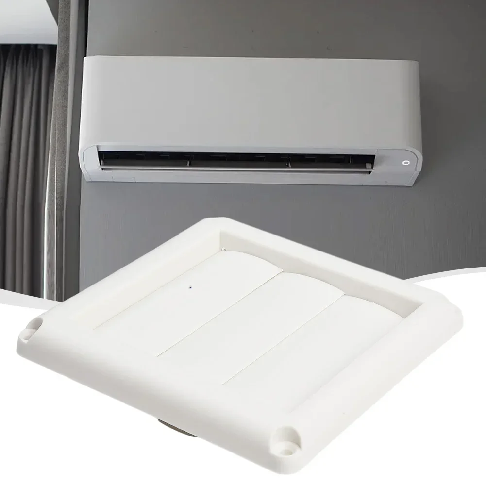 Ventilation Grille Air Vent Grille 3 Gravity Flaps 4 Inch Home Improvement Plastic White With Net High Quality