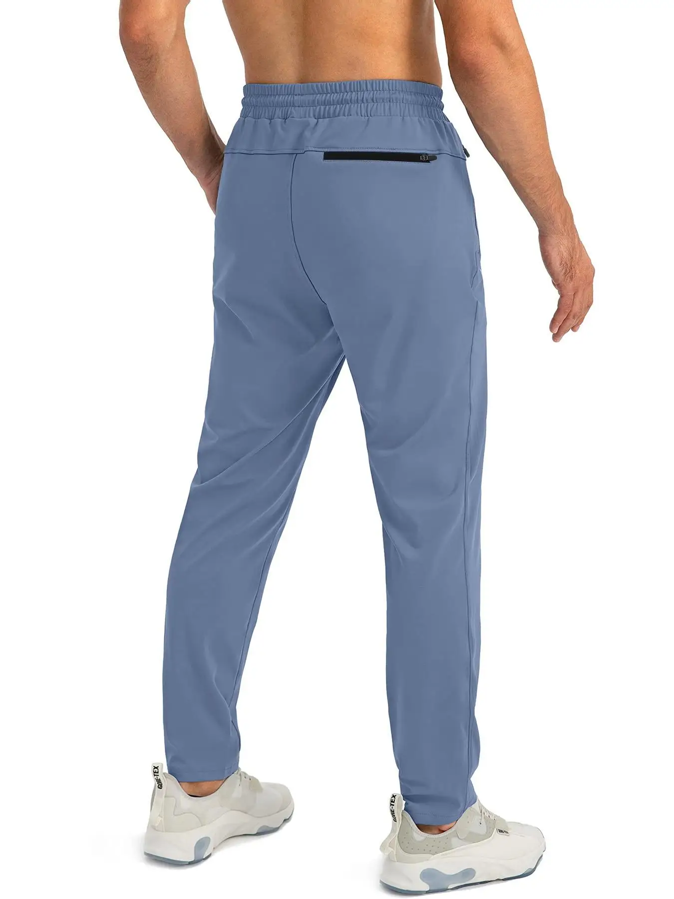 

2025 new Men's Slim-Fit Athletic Pants: Lightweight, Elastic Waist with Zipper Pockets – Ideal for Workout & Casual Wear