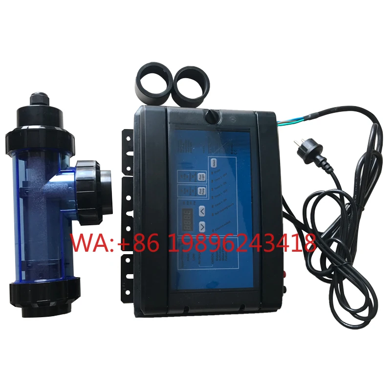 

Swimming Pool Salt Chlorinator 15g/h for Above-Ground Pools ABS Material Model X15CL High Efficiency 1 Year Warranty Easy