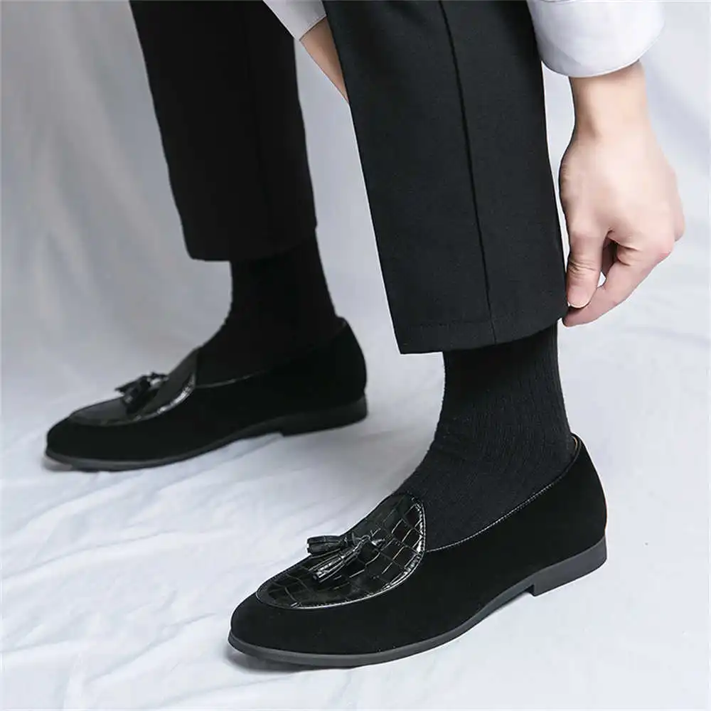 Normal Leather Number 41 Gray Sneakers Vulcanize Tenis Bege Genuine Brand Shoes For Men Sport Casuals Resort Snackers