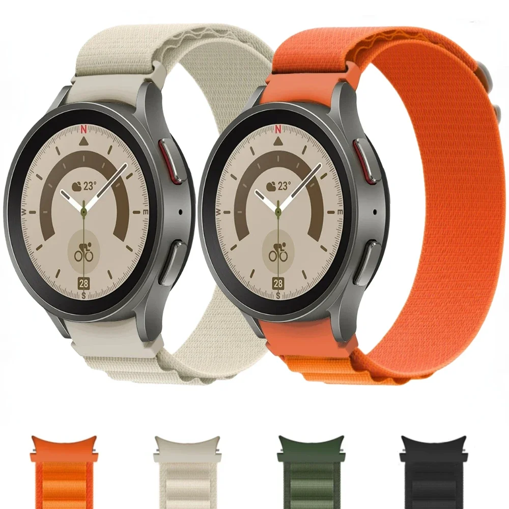 Alpine Loop Strap for Samsung Galaxy Watch 5 Pro 45mm/6 Classic 47mm 43mm/7 6 5 4 44mm 40mm 46 42mm Original Breathable Bracelet