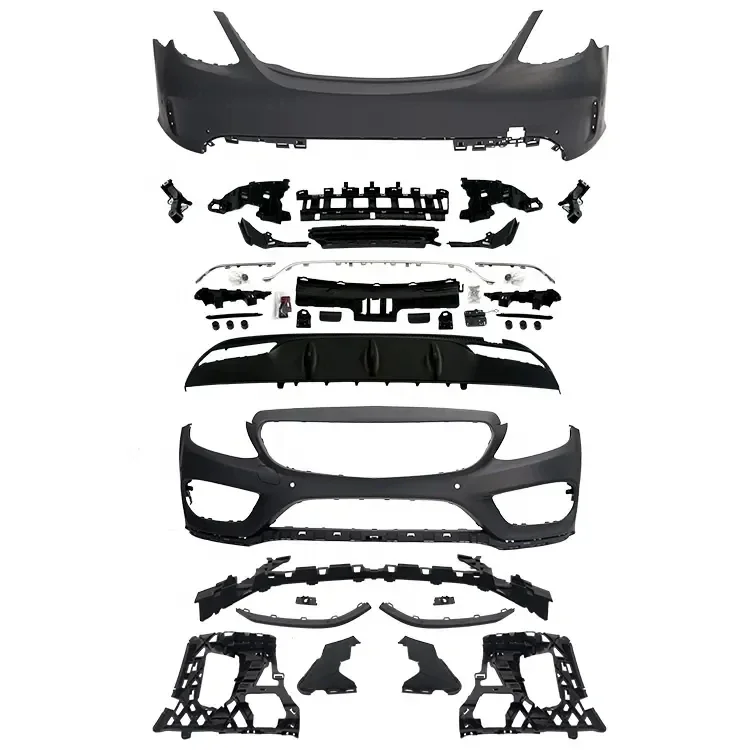 

Body Kit for C-class W205 Upgrade to C63 Body Kit with Front Bumper Rear Diffuser