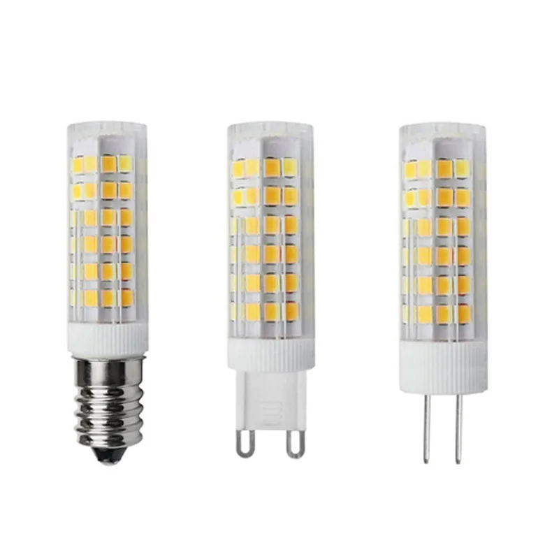 

5pcs 7W G4 G9 E14 LED Corn Light Bulb Equivalent 70w Halogen Bulb Incandescent Ceiling Fan Reading Refrigerator Landscape Bulb