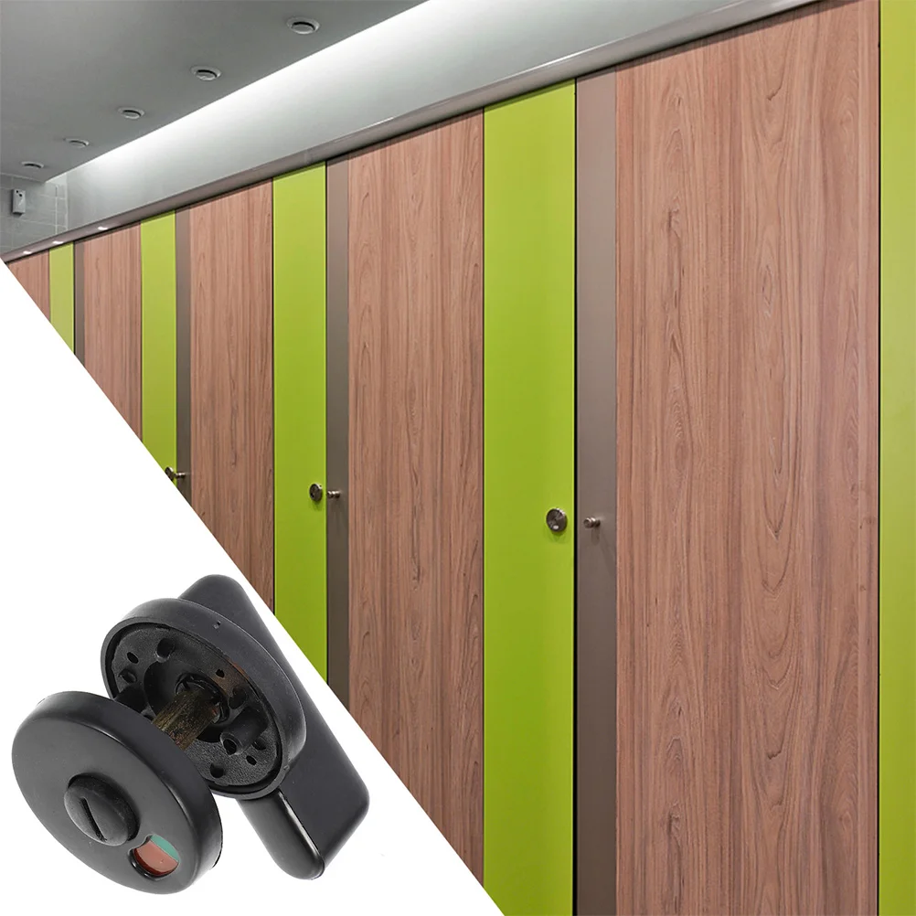 

4 Pcs Door Privacy Indicator Public Restroom Toilet Occupied Vacant Bathroom Stall Lock Partition Lock Durability