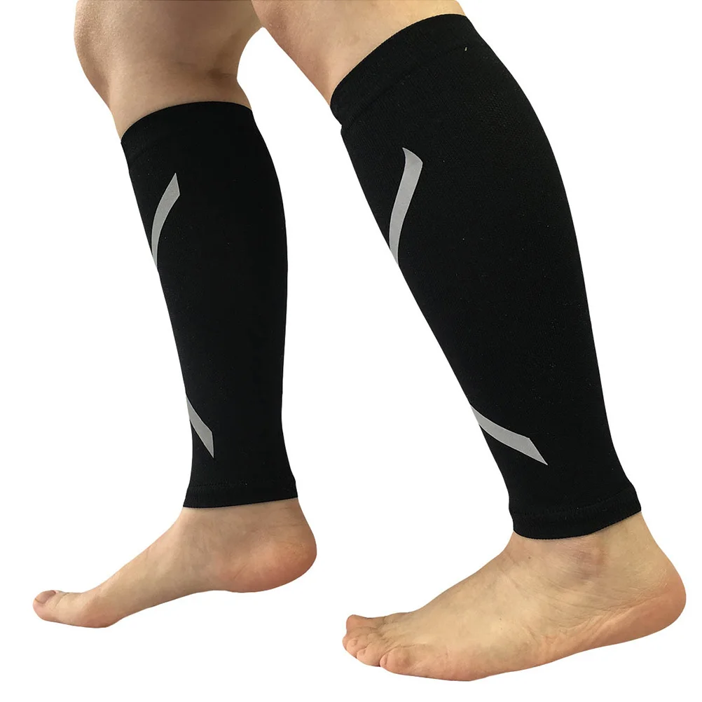 

1 Pair Calf Compression Sleeve S Black For Shin Splints Pain Relief Recovery Support Running Cycling Hiking Yoga Sports Travel