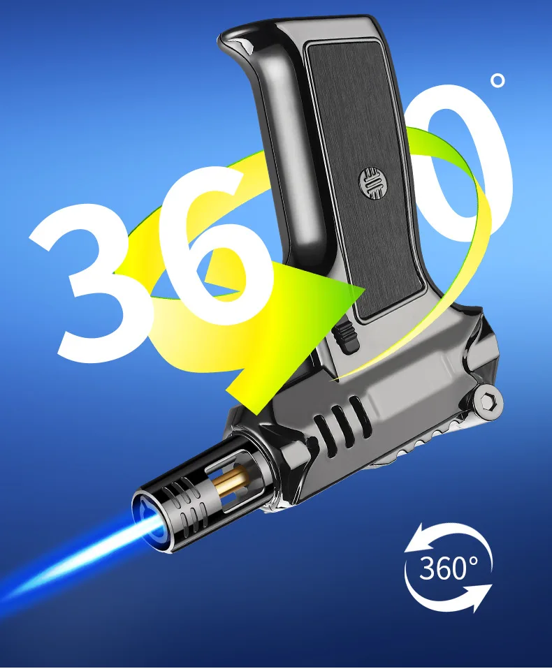 

Lighter Straight Forward Windproof Outdoor Barbecue Multi-purpose Spray Gun 1300 ℃ Portable