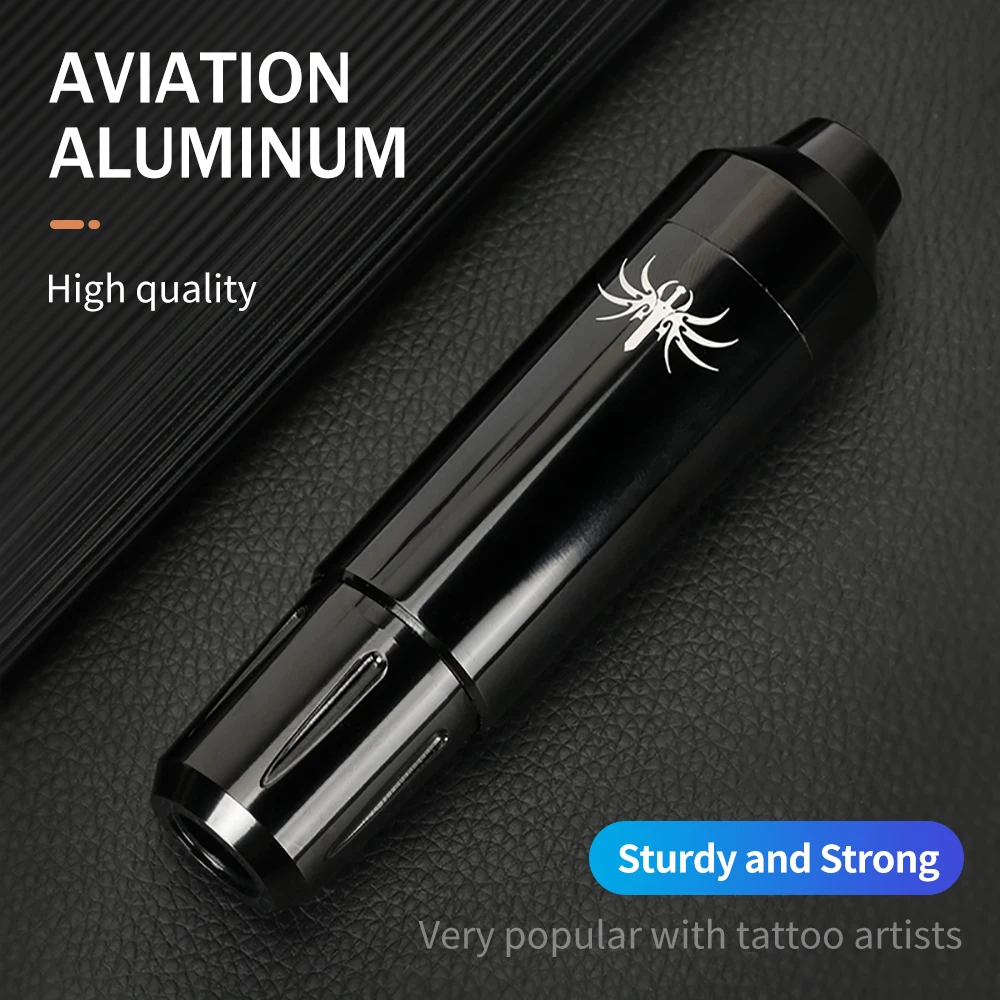 Tattoo Machine Kit Rotate Tattoo Pen Power Supply  Foot Pedal 10Pcs Tattoo Cartridges Needles Tattoo Accessories