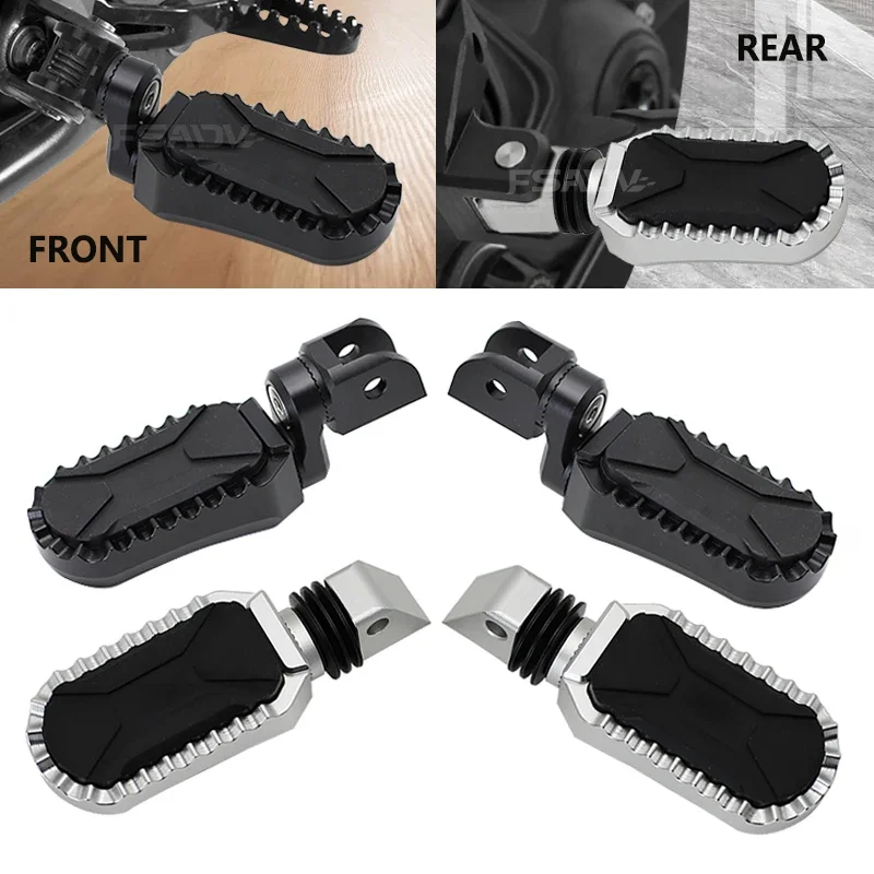 Para BMW F850GS F750GS estriberas giratorias ajustables F 850GS Adventure F750 F850 2018-2023 reposapiés de motocicleta