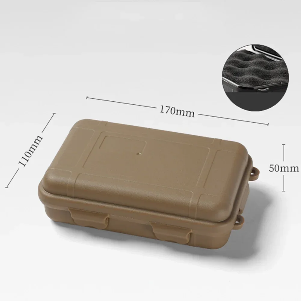 Outdoor Shockproof Waterproof Boxes Survival Airtight Case Holder For Storage Matches Small Tools Travel Sealed Containers 2024