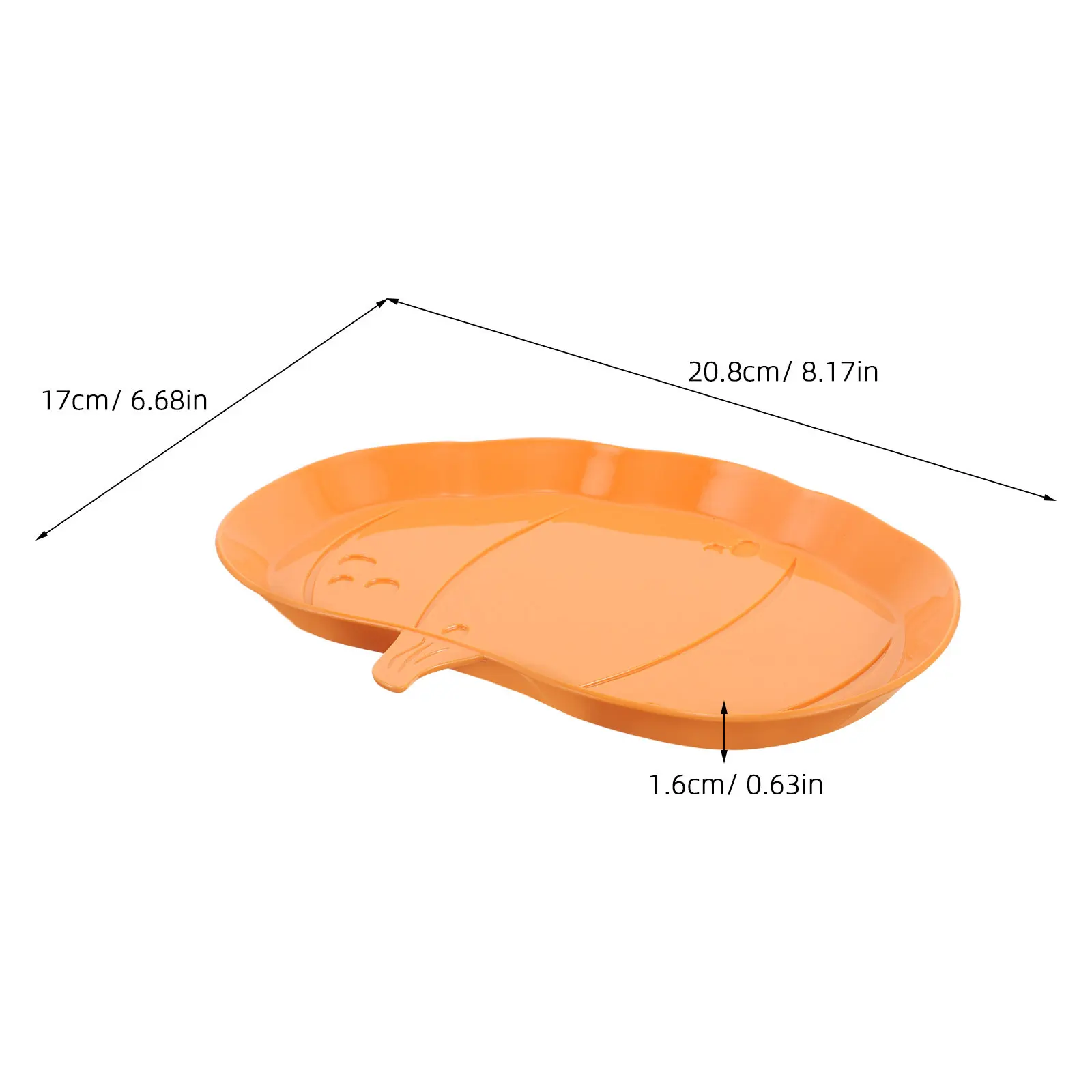 Premium Ceramic Pumpkin Serving Tray Irregular Artistic Design for Festive Dinners Dessert Plating Fall Harvest Thanksgiving