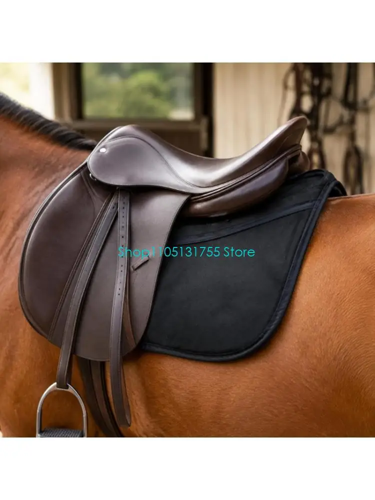 K0EF Equestrians Saddles Shock Pad for Horse Riding with Contoured ABS Support, Pressure Distribution, and Added Cushioning