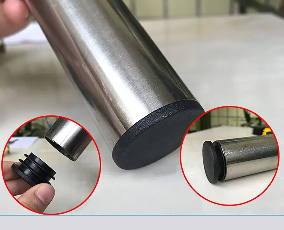 

12 мм-76 мм черные пластиковые круглые колпачки, внутренняя заглушка, защитная прокладка, пылезащитное уплотнение, торцевая крышка, колпачки для трубного болта, мебели