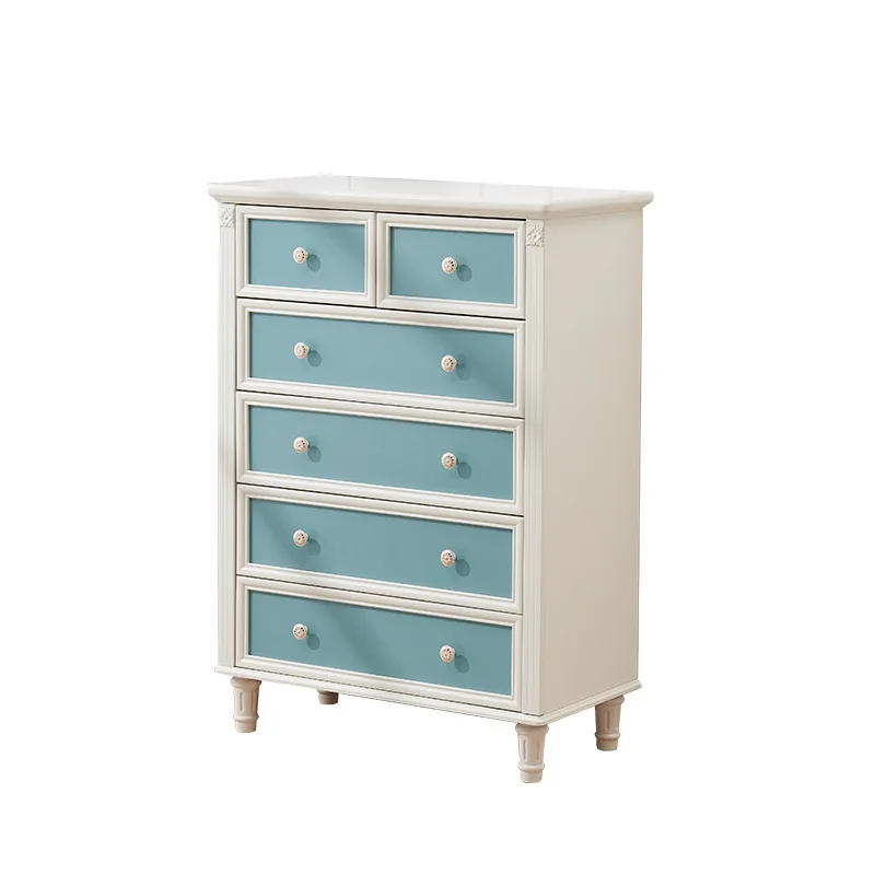 

American minimalist modern bedroom living room drawer storage cabinet