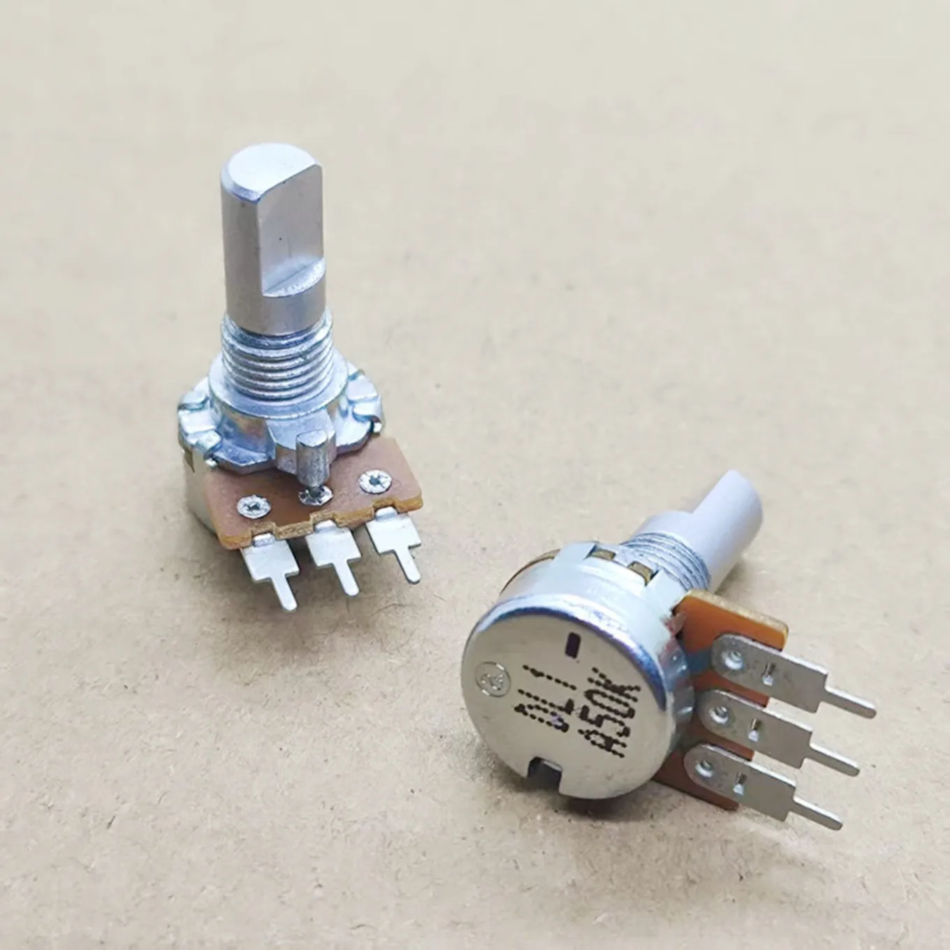 Original new 100% RV120F single potentiometer A50K amplifier audio adjustment handle length 15MM (SWITCH)