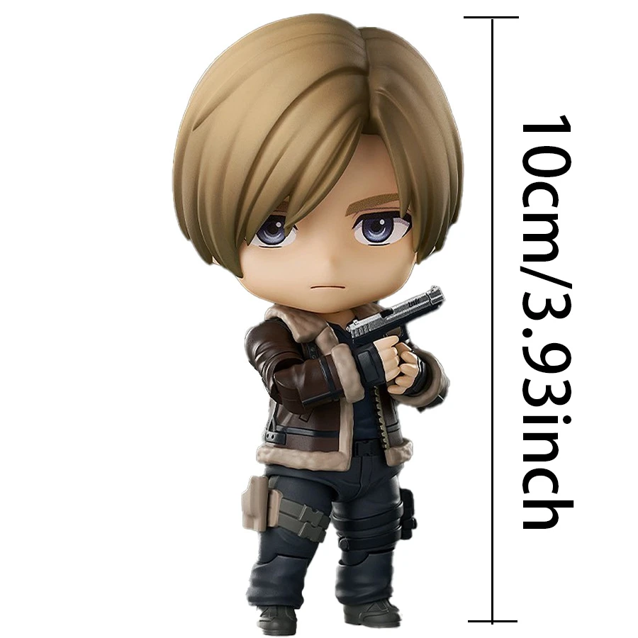 10cm Resident Evil Anime Figure #2337 Biohazard Leon S.Kennedy Action Figures PVC Adult Collection Model Doll Toys Kids Gifts