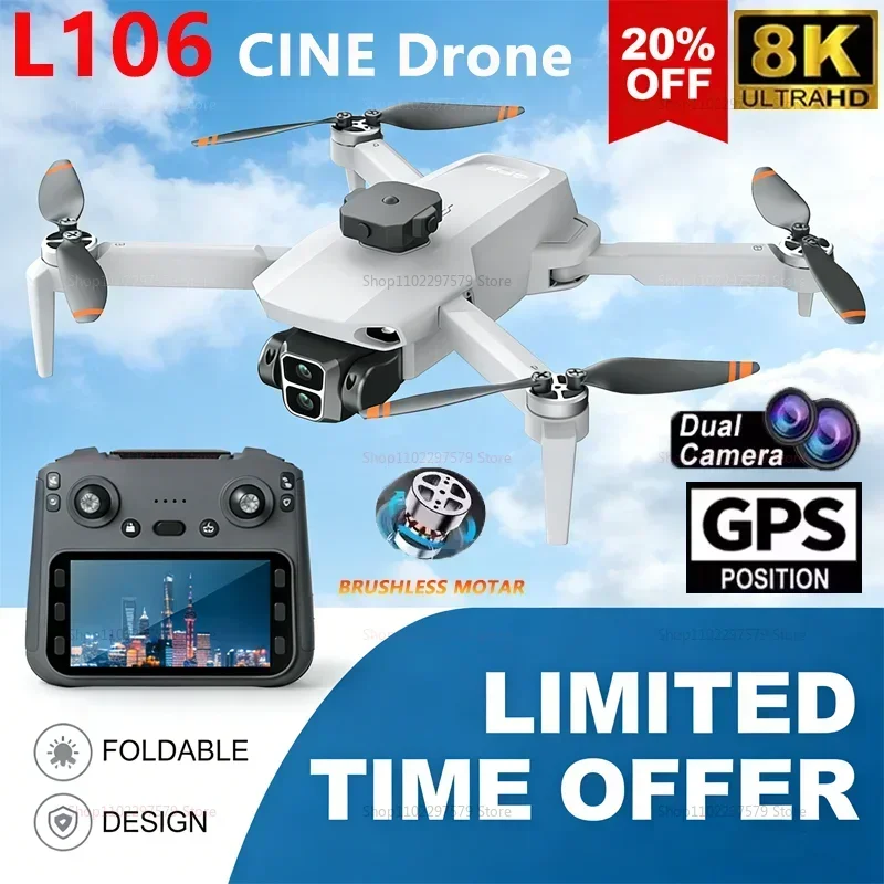 new-l106max-8k-hd-dual-camera-brushless-motor-rc-drone-foldable-wifi-24ghz-360°-intelligent-obstacle-avoidance-helicopter-toys