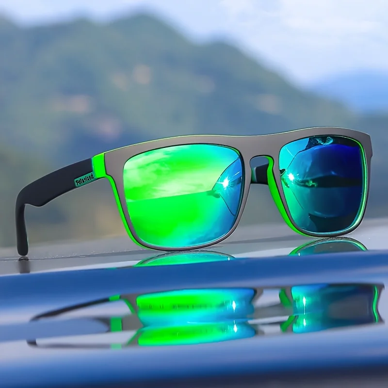 

New Square Polarized Sunglasses Men Women Driving Fishing Luxury Brand Designer Sun Glasses Driver's Eyewear