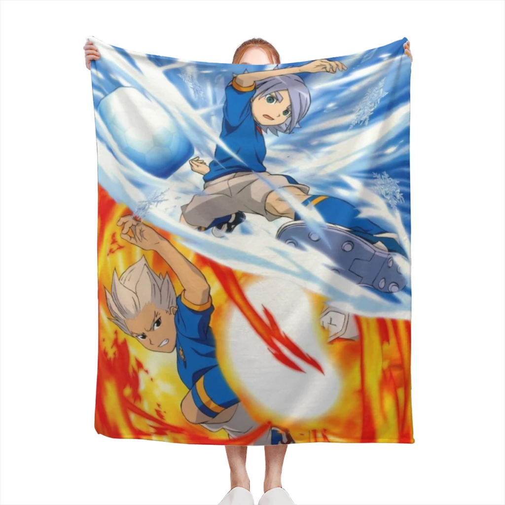 Hot Game Inazuma Eleven Comfortable Flanne Blanket Fluffy Soft Bedroom Decor Sofa Blankets Comforter Home and Decoration