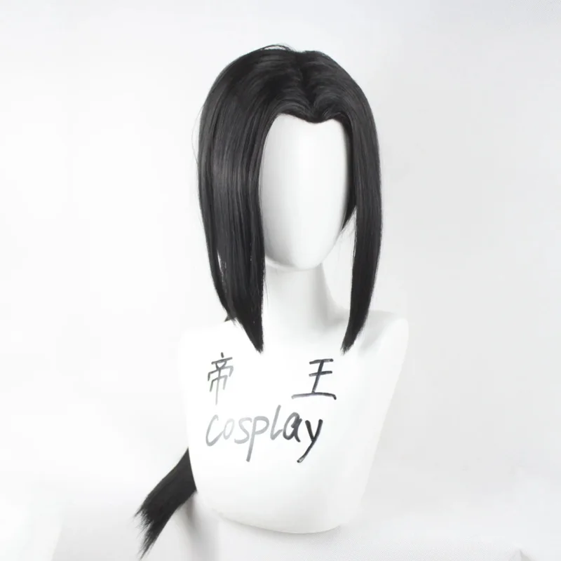 

DY20Bungou Stray Dogs Mori Ougai Black Styled Cosplay Wig Heat Resistant Hair Cos Wigs + Wig Cap25